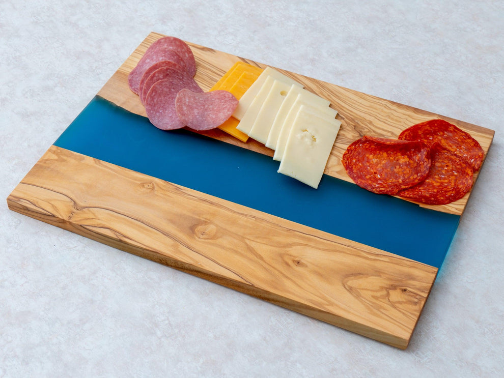 Olive Wood & Resin Cutting Board