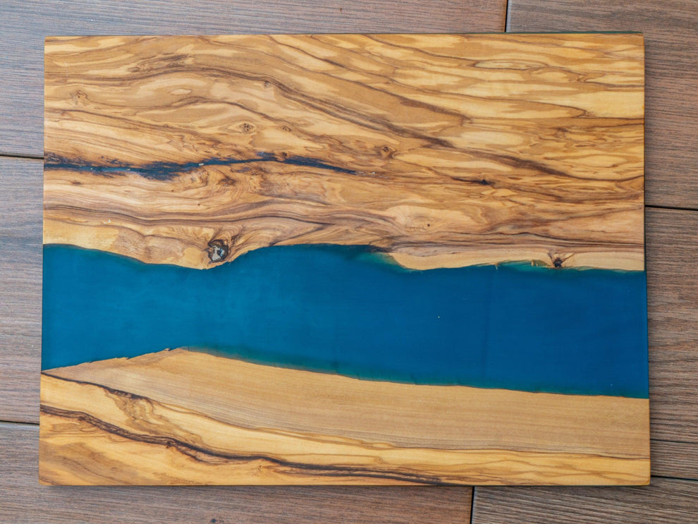Olive Wood & Resin Cutting Board