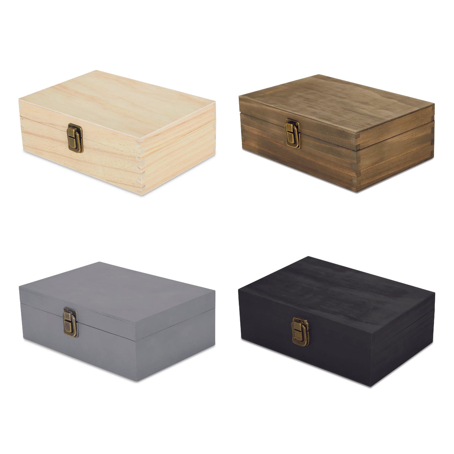 Wood Memory Boxes