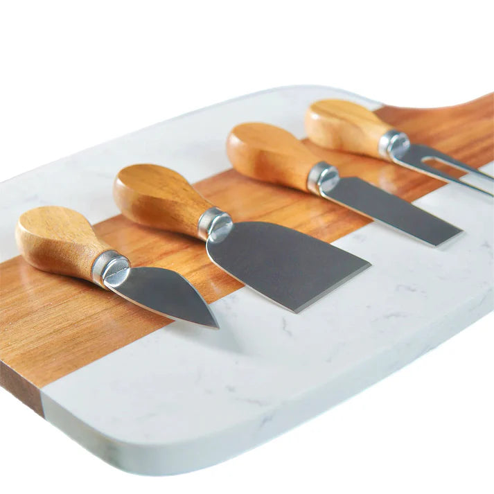 Marble Serving Board Set - Engraved